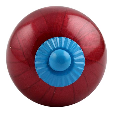 Neon Cherry Turquoise Fitting Round Ceramic Knob